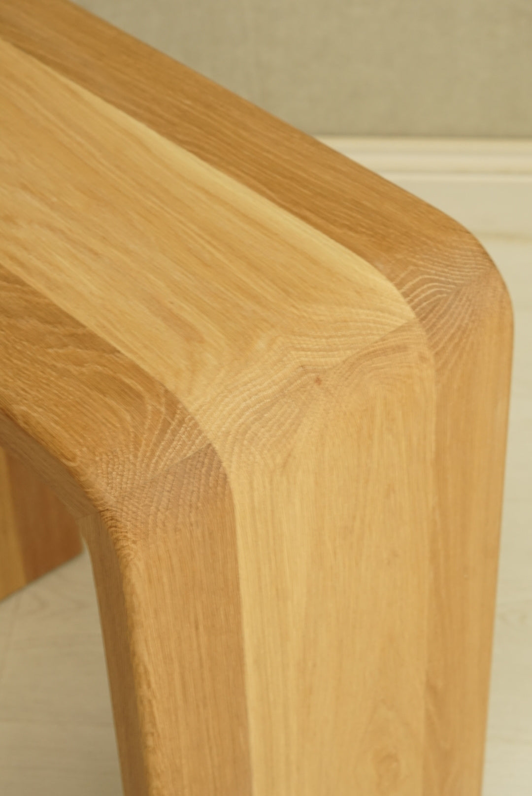 White Oak Side Table Stools 2