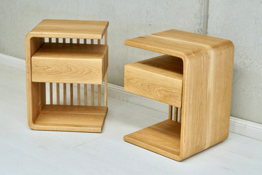 Honey Bedsides - White Oak