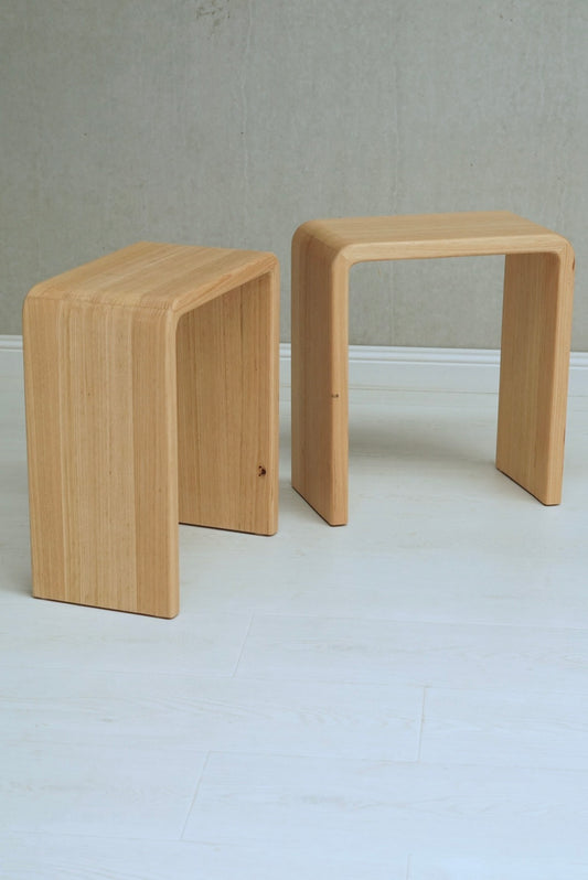 Vicrorian Ash Side Table Stools